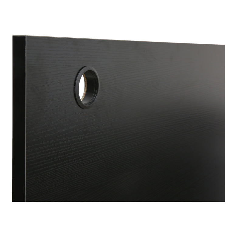 STIER Schreibtischplatte 160x80cm schwarz melaminbeschichtet tabletop 25mm dick