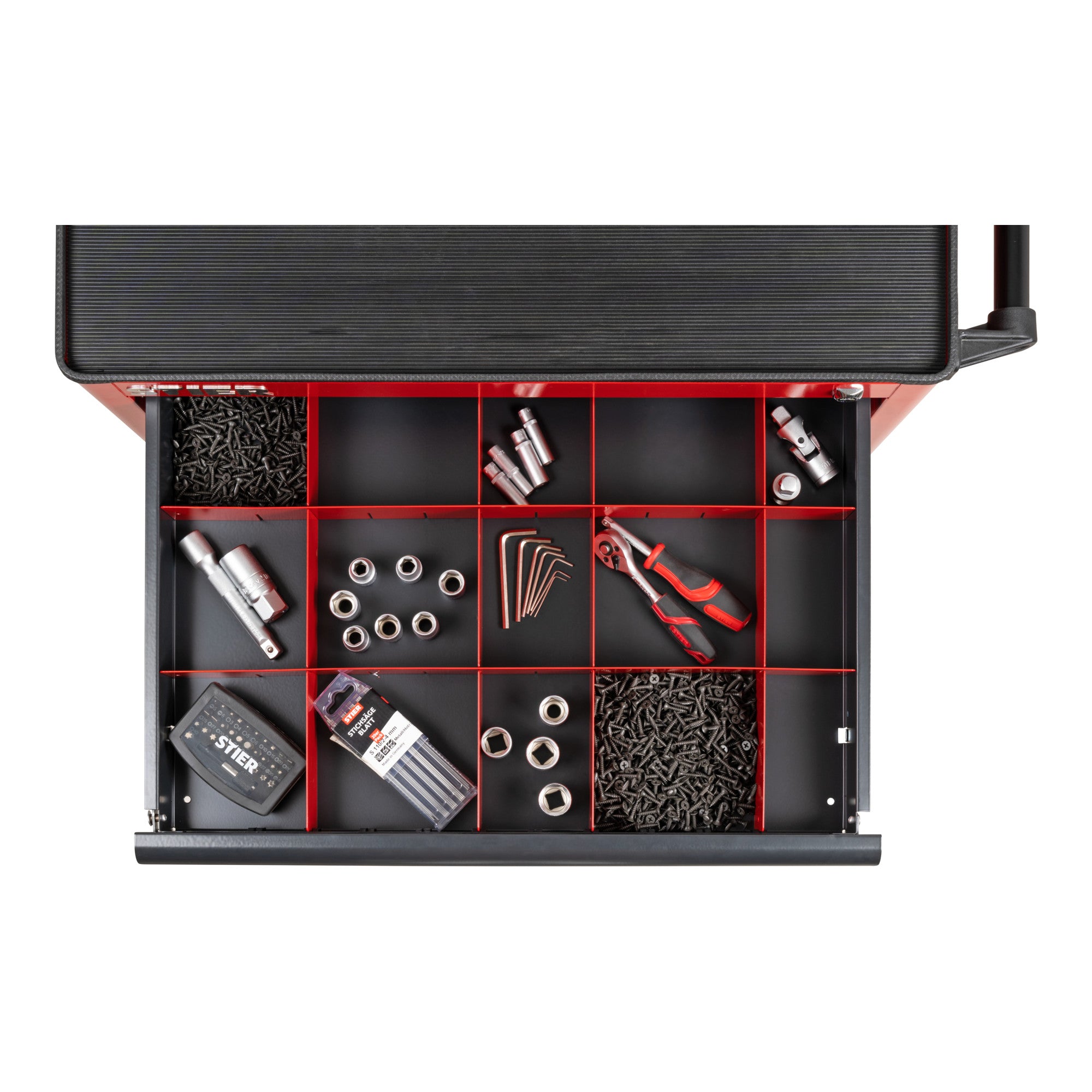 STIER drawer divider set for STIER workshop trolley