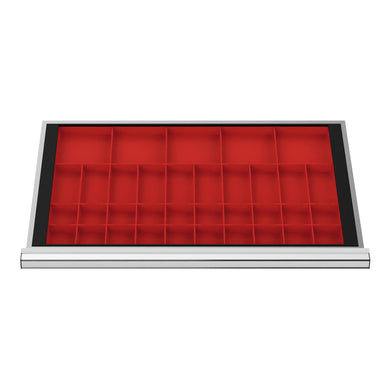 STIER drawer divider small parts boxes BLH 100 mm internal dimensions 800x450 mm 5 KTK