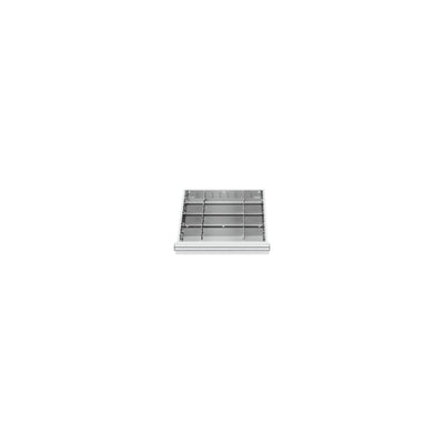 STIER Schubladeneinteilung Metalleinteilung BLH 100/125 mm Innenmaß 500x450 mm