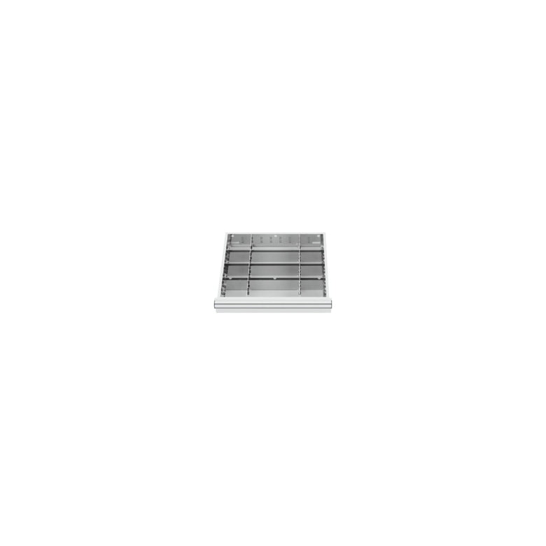 STIER Schubladeneinteilung Metalleinteilung BLH 100/125 mm Innenmaß 500x450 mm