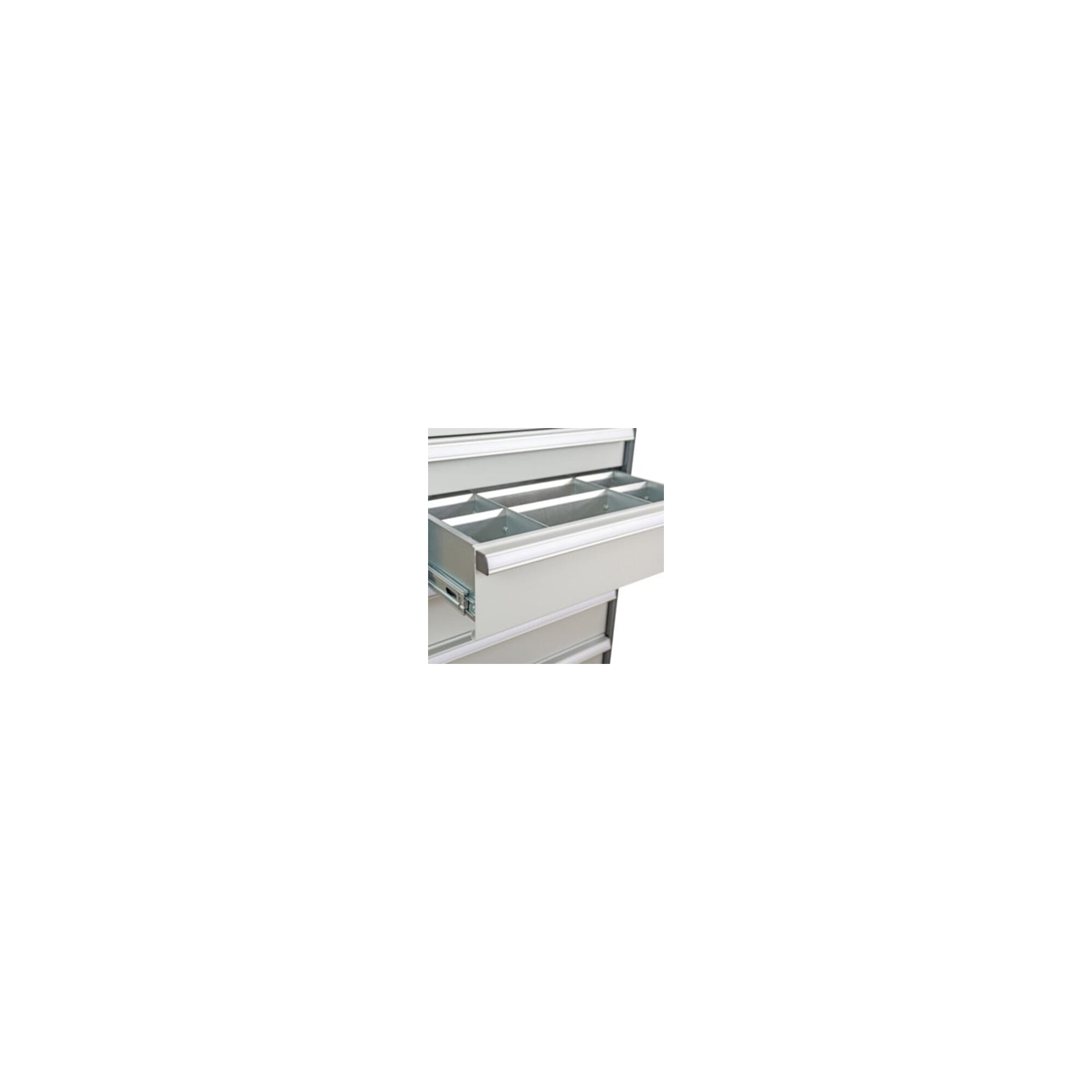 STIER Schubladeneinteilung Metalleinteilung BLH 100/125 mm Innenmaß 500x450 mm