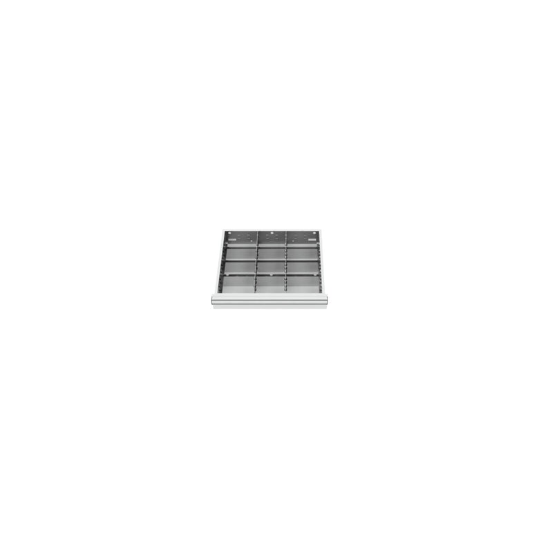 STIER drawer divider metal divider BLH 100/125 mm internal dimensions 500x450 mm