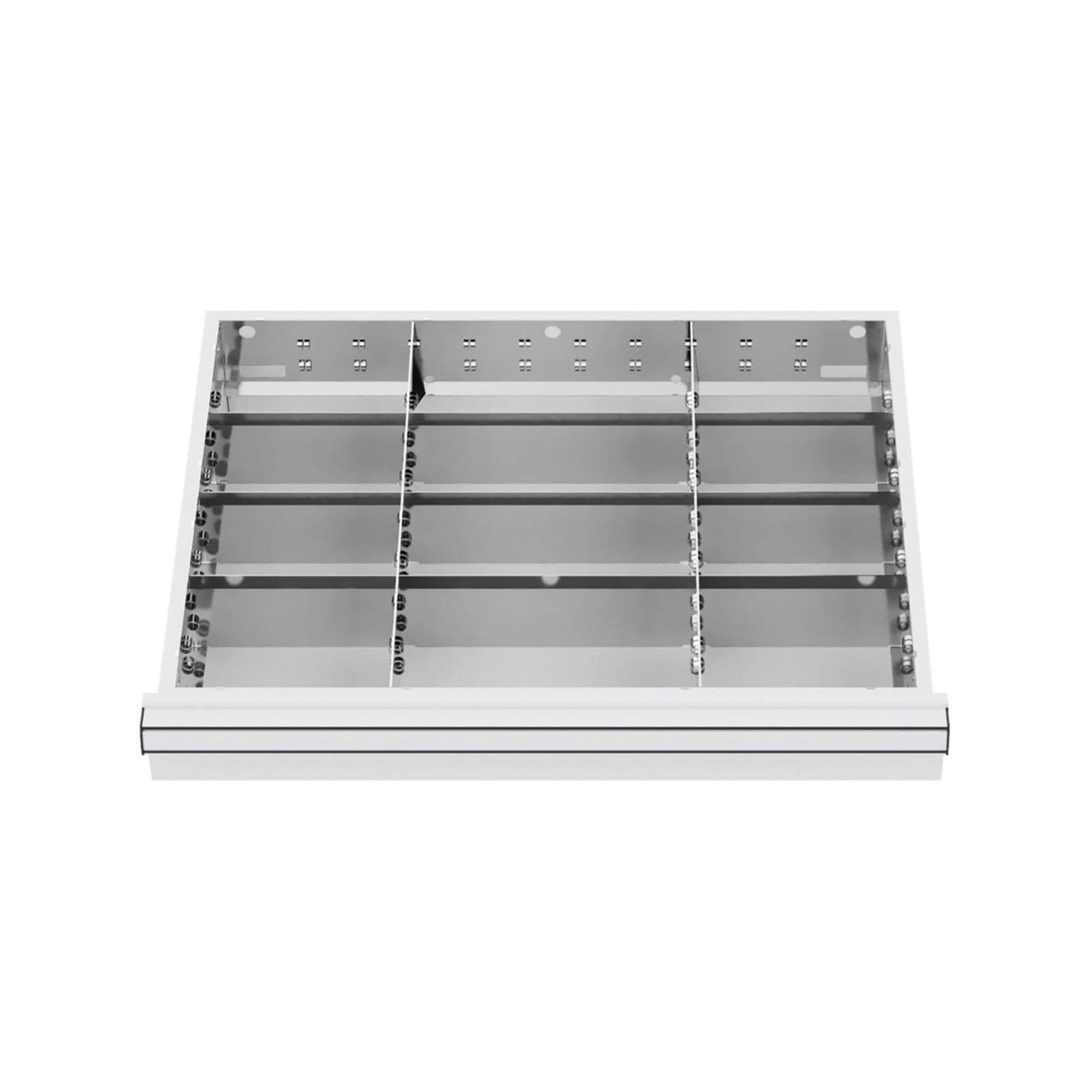 STIER Schubladeneinteilung Metalleinteilung BLH 100/125 mm Innenmaß 600x450 mm