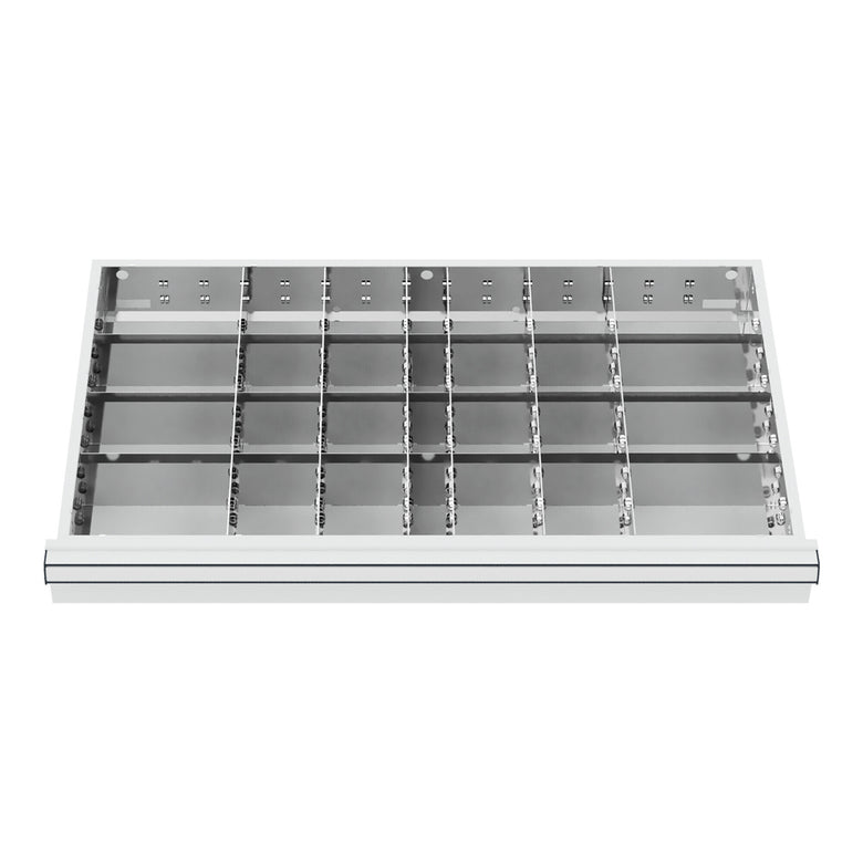 STIER Schubladeneinteilung Metalleinteilung BLH 100/125 mm Innenmaß 800x450 mm