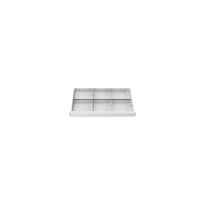 STIER Schubladeneinteilung Metalleinteilung BLH 100/125 mm Innenmaß 800x450 mm 6