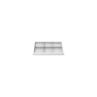 STIER Schubladeneinteilung Metalleinteilung BLH 100/125 mm Innenmaß 800x450 mm 6