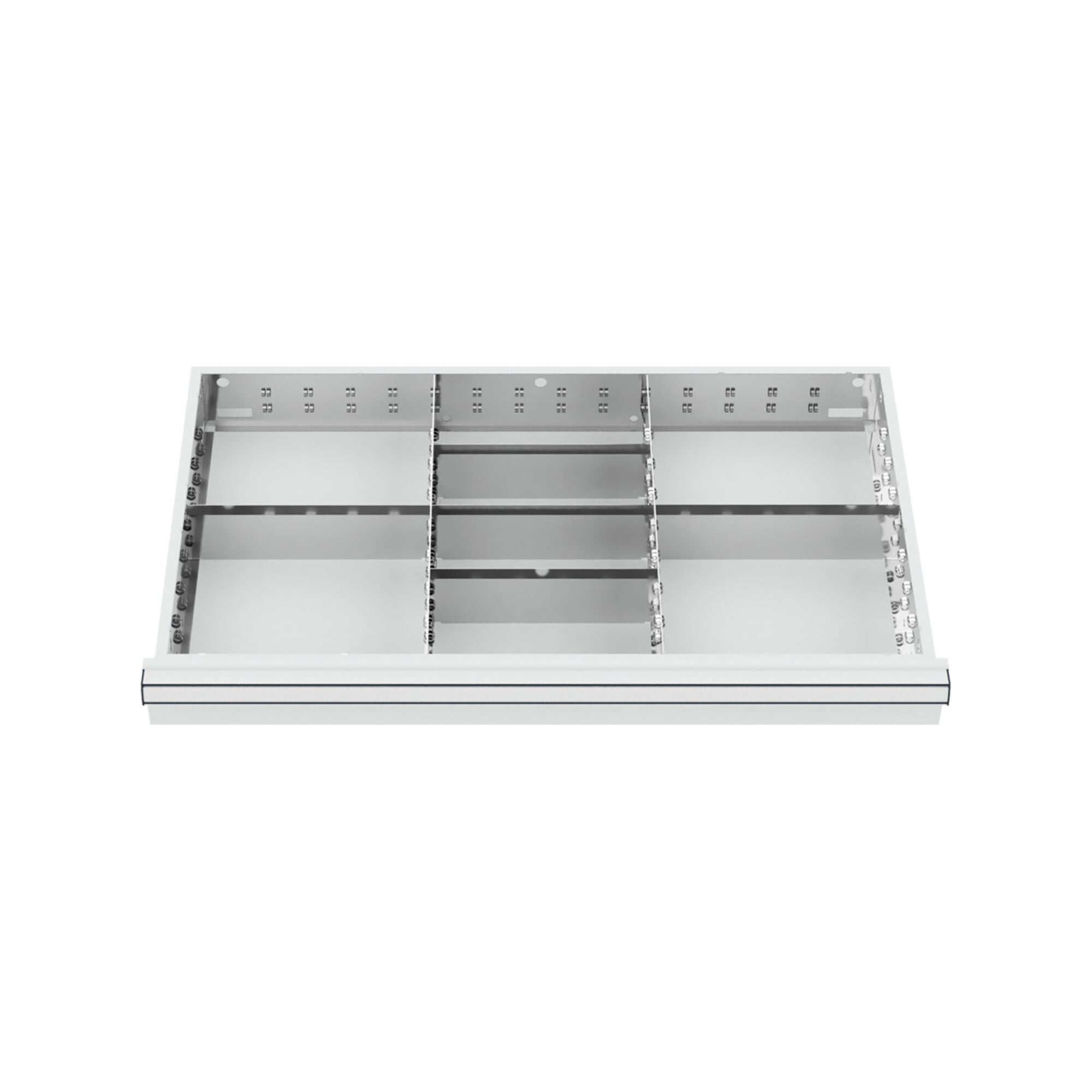 STIER Schubladeneinteilung Metalleinteilung BLH 100/125 mm Innenmaß 800x450 mm 8