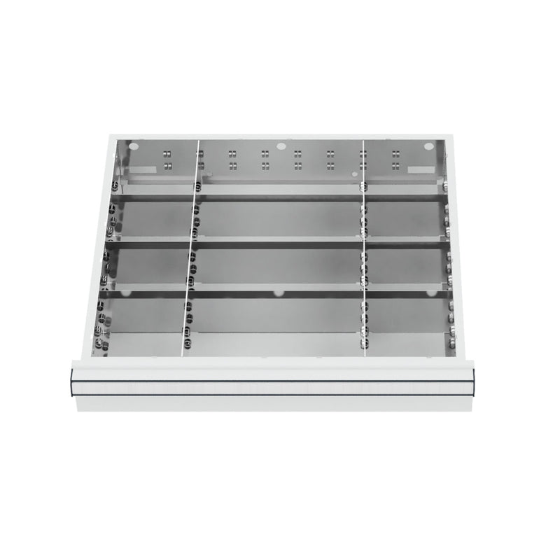 STIER drawer divider metal divider BLH 150/175 mm internal dimensions 500x450 mm