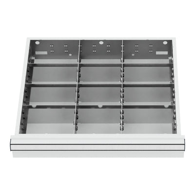 STIER Schubladeneinteilung Metalleinteilung BLH 150/175 mm Innenmaß 500x450 mm