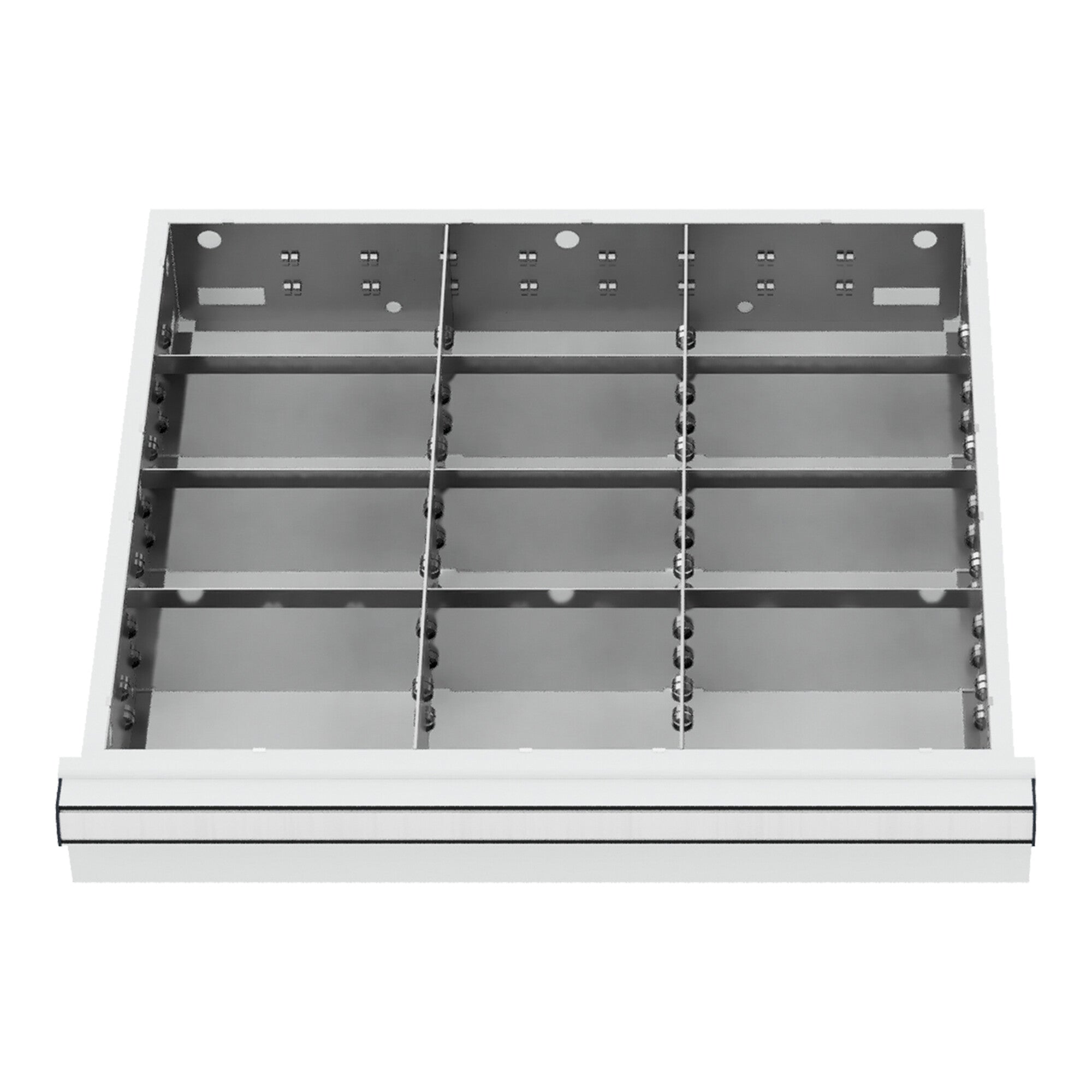 STIER Schubladeneinteilung Metalleinteilung BLH 150/175 mm Innenmaß 500x450 mm