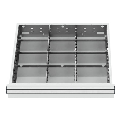 STIER Schubladeneinteilung Metalleinteilung BLH 150/175 mm Innenmaß 500x450 mm