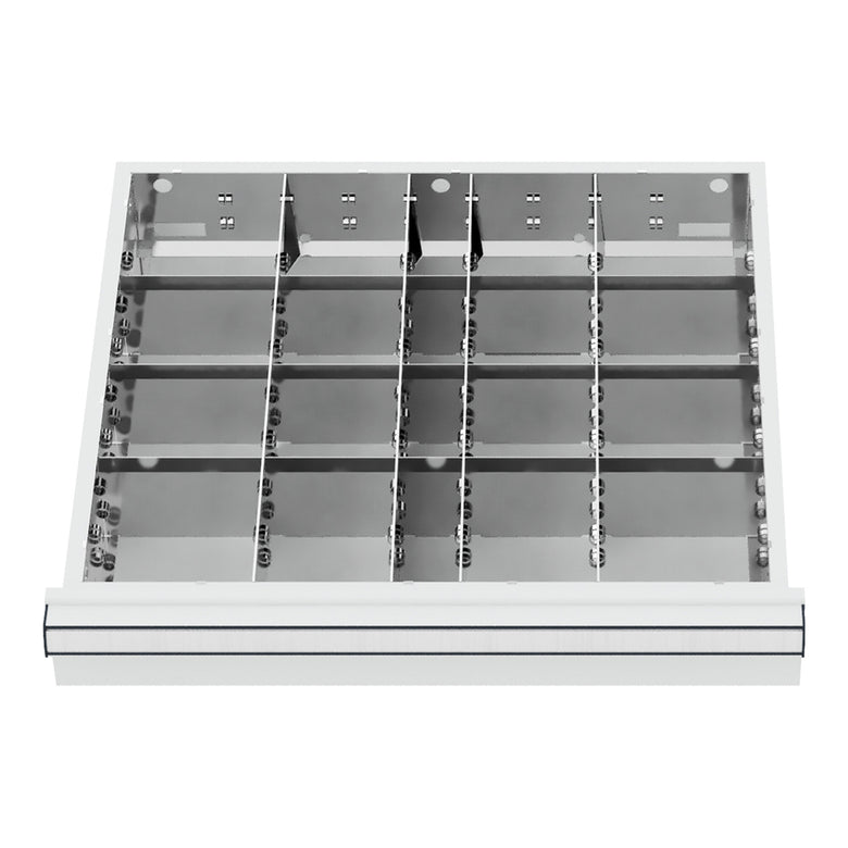 STIER drawer divider metal divider BLH 150/175 mm internal dimensions 500x450 mm