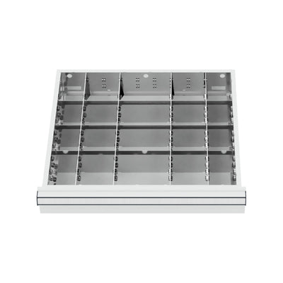 STIER drawer divider metal divider BLH 150/175 mm internal dimensions 500x450 mm