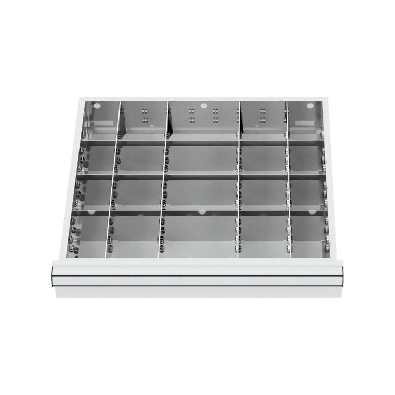 STIER drawer divider metal divider BLH 150/175 mm internal dimensions 500x450 mm