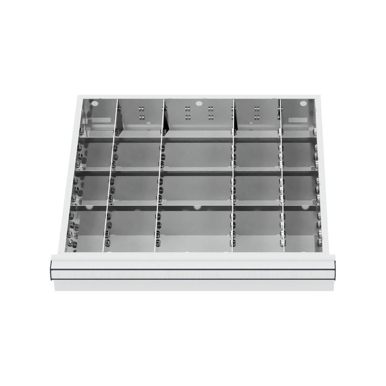 STIER drawer divider metal divider BLH 150/175 mm internal dimensions 500x450 mm