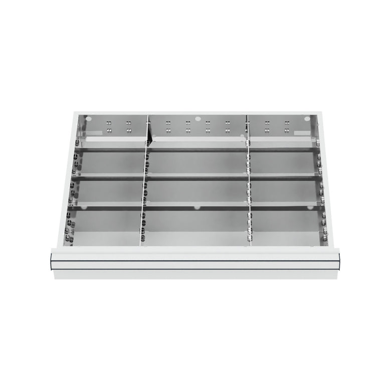 STIER Schubladeneinteilung Metalleinteilung BLH 150/175 mm Innenmaß 600x450 mm