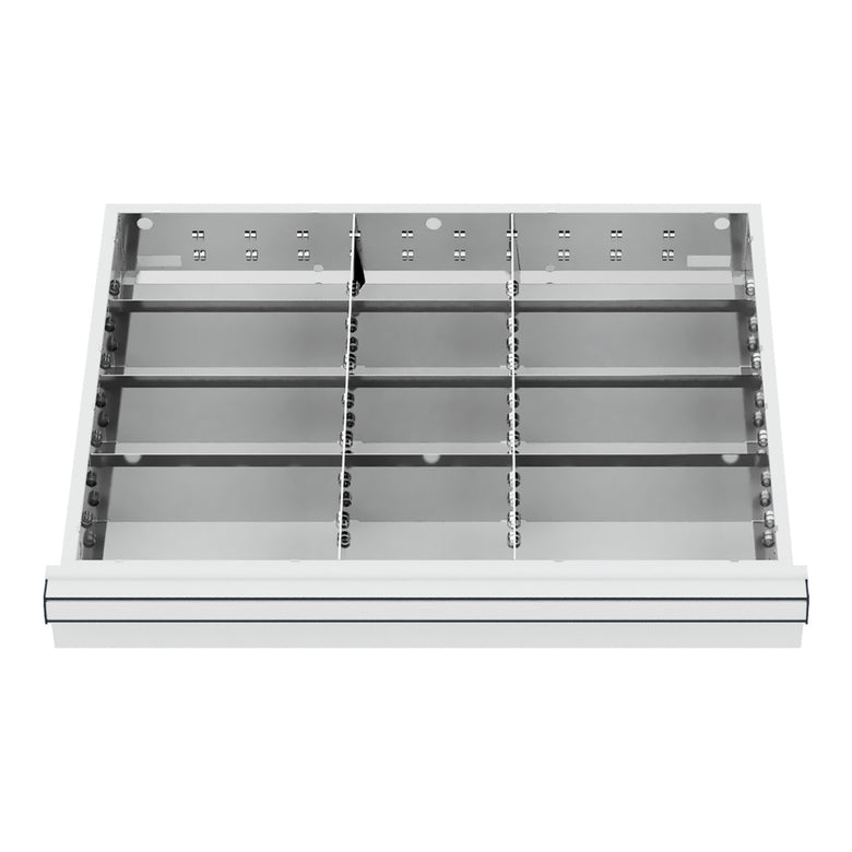 STIER Schubladeneinteilung Metalleinteilung BLH 150/175 mm Innenmaß 600x450 mm