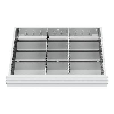 STIER Schubladeneinteilung Metalleinteilung BLH 150/175 mm Innenmaß 600x450 mm