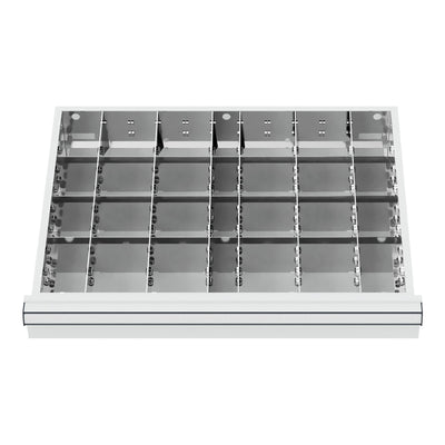 STIER Schubladeneinteilung Metalleinteilung BLH 150/175 mm Innenmaß 600x450 mm