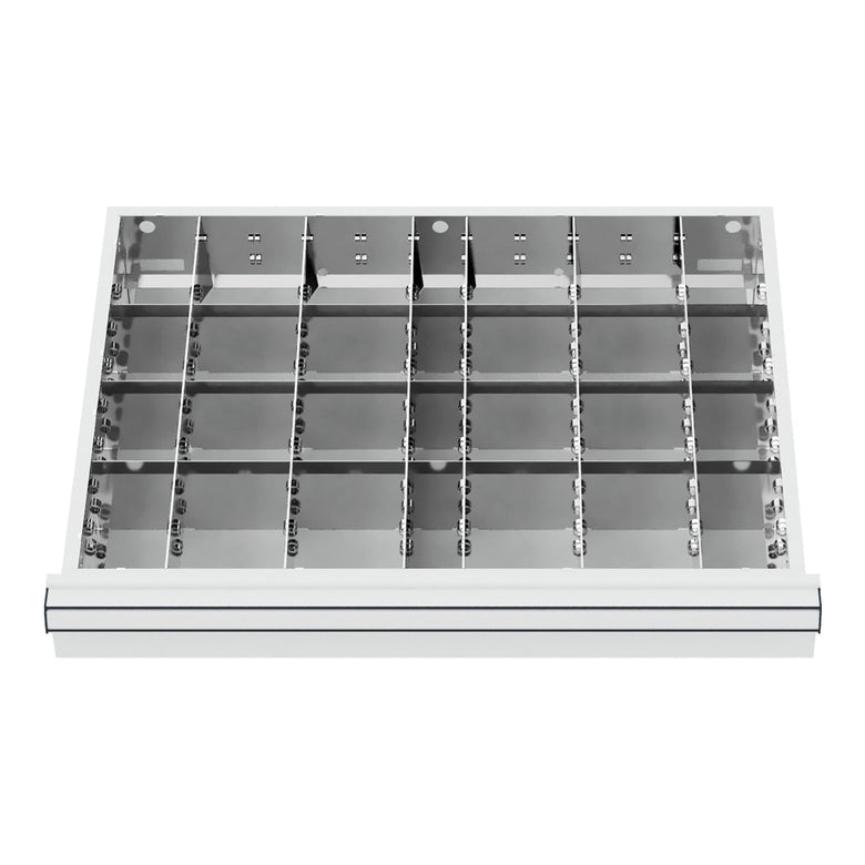 STIER Schubladeneinteilung Metalleinteilung BLH 150/175 mm Innenmaß 600x450 mm