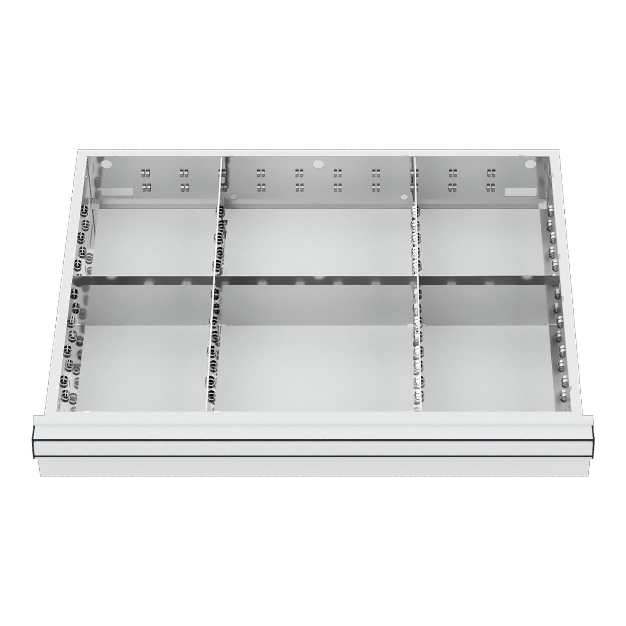 STIER Schubladeneinteilung Metalleinteilung BLH 150/175 mm Innenmaß 600x450 mm 6