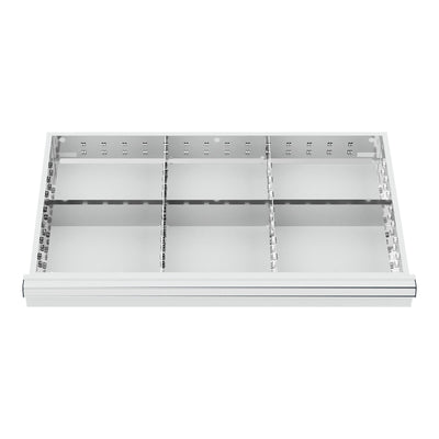 STIER Schubladeneinteilung Metalleinteilung BLH 150/175 mm Innenmaß 800x450 mm 6