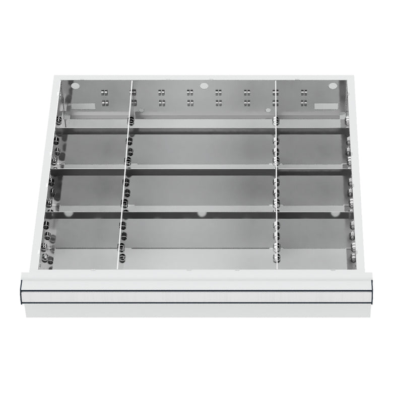 STIER Schubladeneinteilung Metalleinteilung BLH 200-300 mm Innenmaß 500x450 mm
