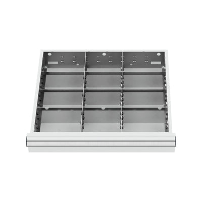STIER Schubladeneinteilung Metalleinteilung BLH 200-300 mm Innenmaß 500x450 mm