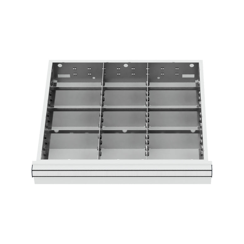 STIER Schubladeneinteilung Metalleinteilung BLH 200-300 mm Innenmaß 500x450 mm