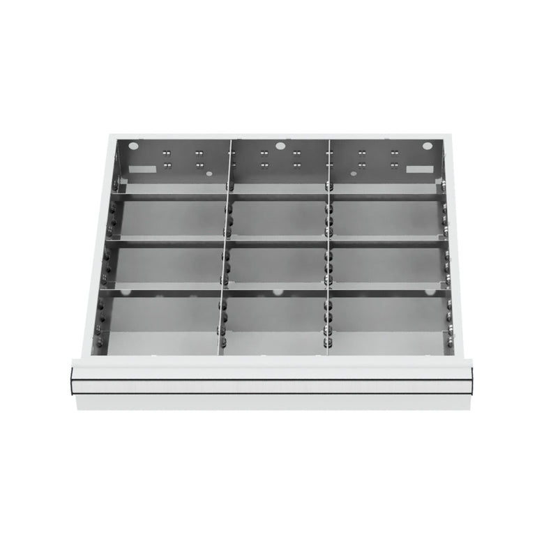 STIER Schubladeneinteilung Metalleinteilung BLH 200-300 mm Innenmaß 500x450 mm