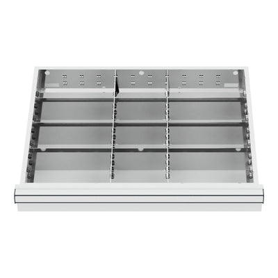 STIER Schubladeneinteilung Metalleinteilung BLH 200-300 mm Innenmaß 600x450 mm