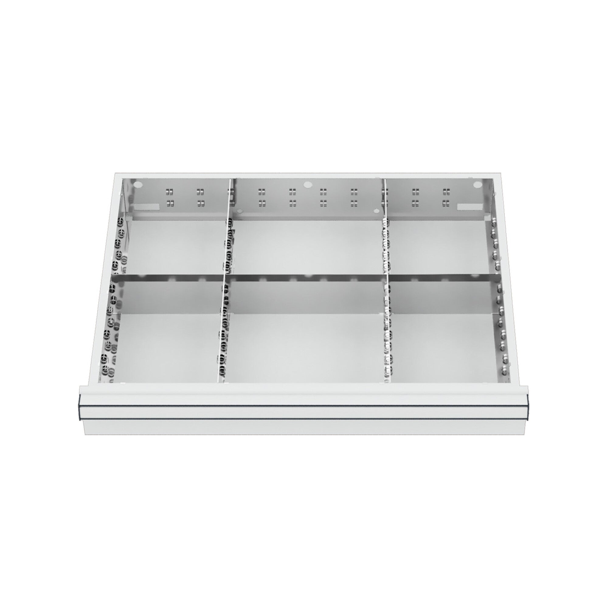 STIER Schubladeneinteilung Metalleinteilung BLH 200-300 mm Innenmaß 600x450 mm 6