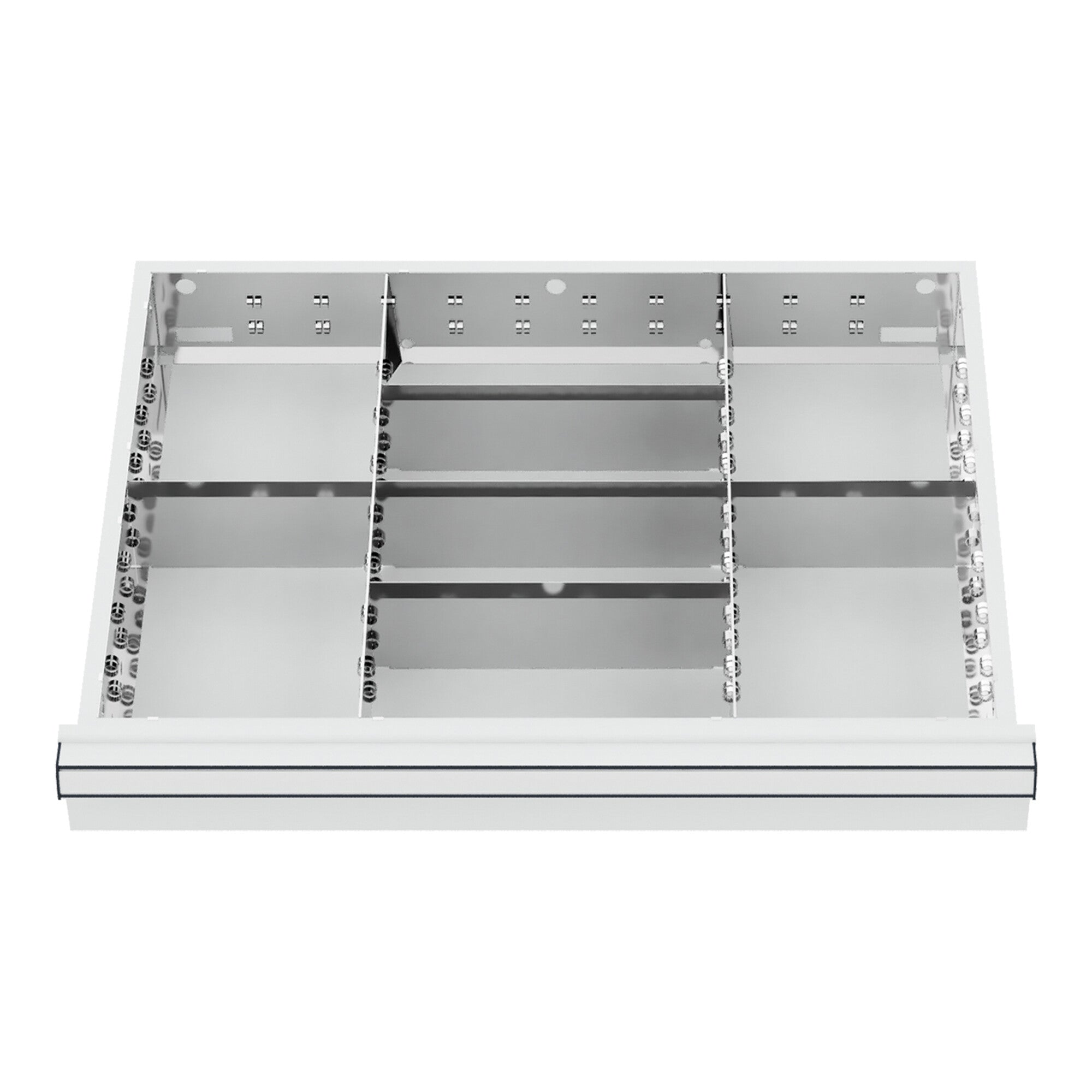 STIER Schubladeneinteilung Metalleinteilung BLH 200-300 mm Innenmaß 600x450 mm 8