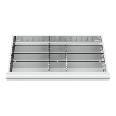 STIER Schubladeneinteilung Metalleinteilung BLH 200-300 mm Innenmaß 800x450 mm