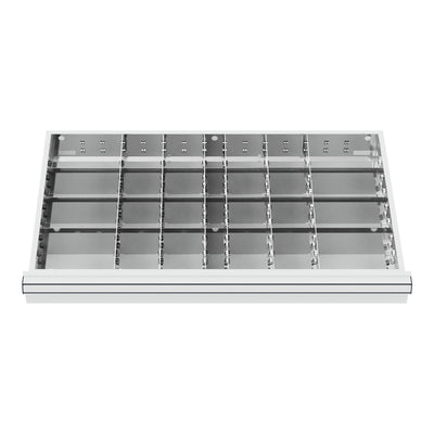 STIER Schubladeneinteilung Metalleinteilung BLH 200-300 mm Innenmaß 800x450 mm