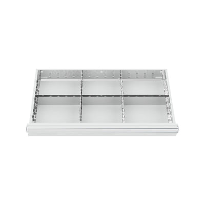STIER Schubladeneinteilung Metalleinteilung BLH 200-300 mm Innenmaß 800x450 mm 6