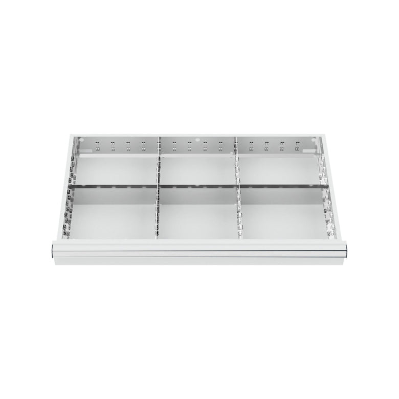 STIER Schubladeneinteilung Metalleinteilung BLH 200-300 mm Innenmaß 800x450 mm 6
