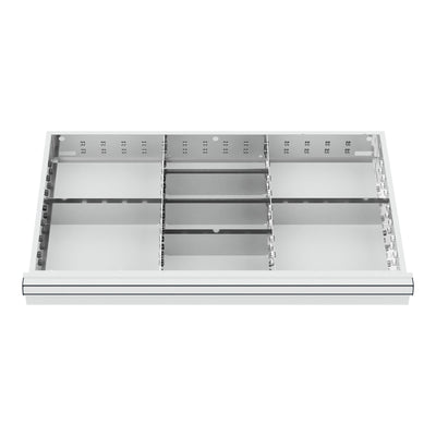 STIER Schubladeneinteilung Metalleinteilung BLH 200-300 mm Innenmaß 800x450 mm 8