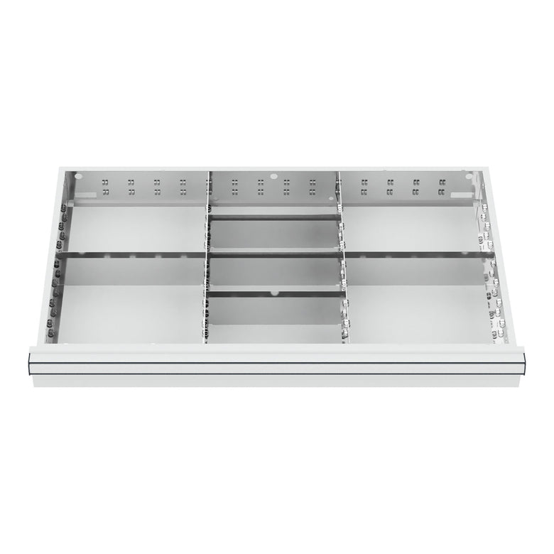 STIER Schubladeneinteilung Metalleinteilung BLH 200-300 mm Innenmaß 800x450 mm 8