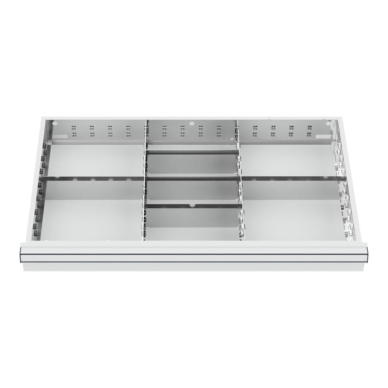STIER Schubladeneinteilung Metalleinteilung BLH 200-300 mm Innenmaß 800x450 mm 8