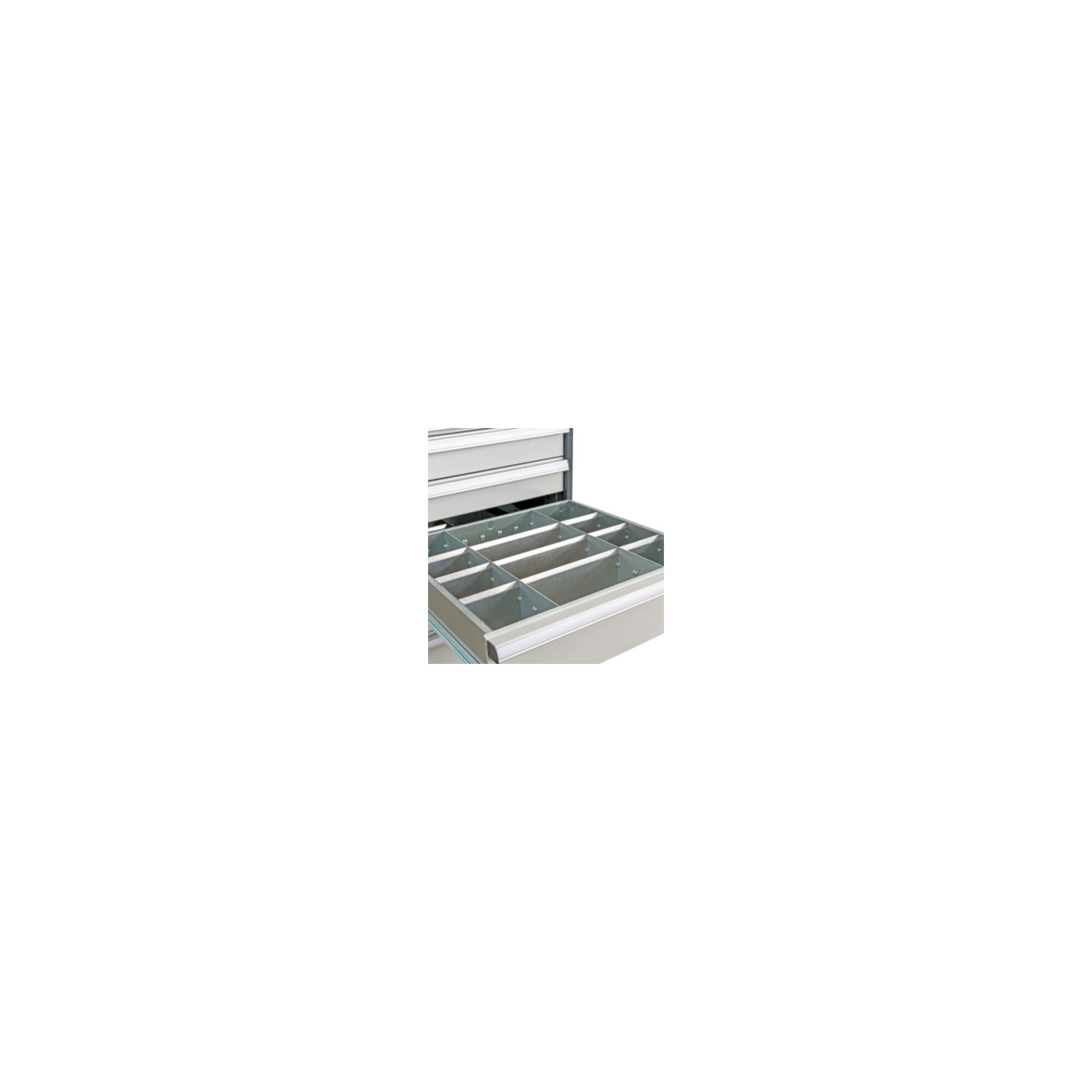STIER drawer divider metal divider BLH 75 mm internal dimensions 500x450 mm 12