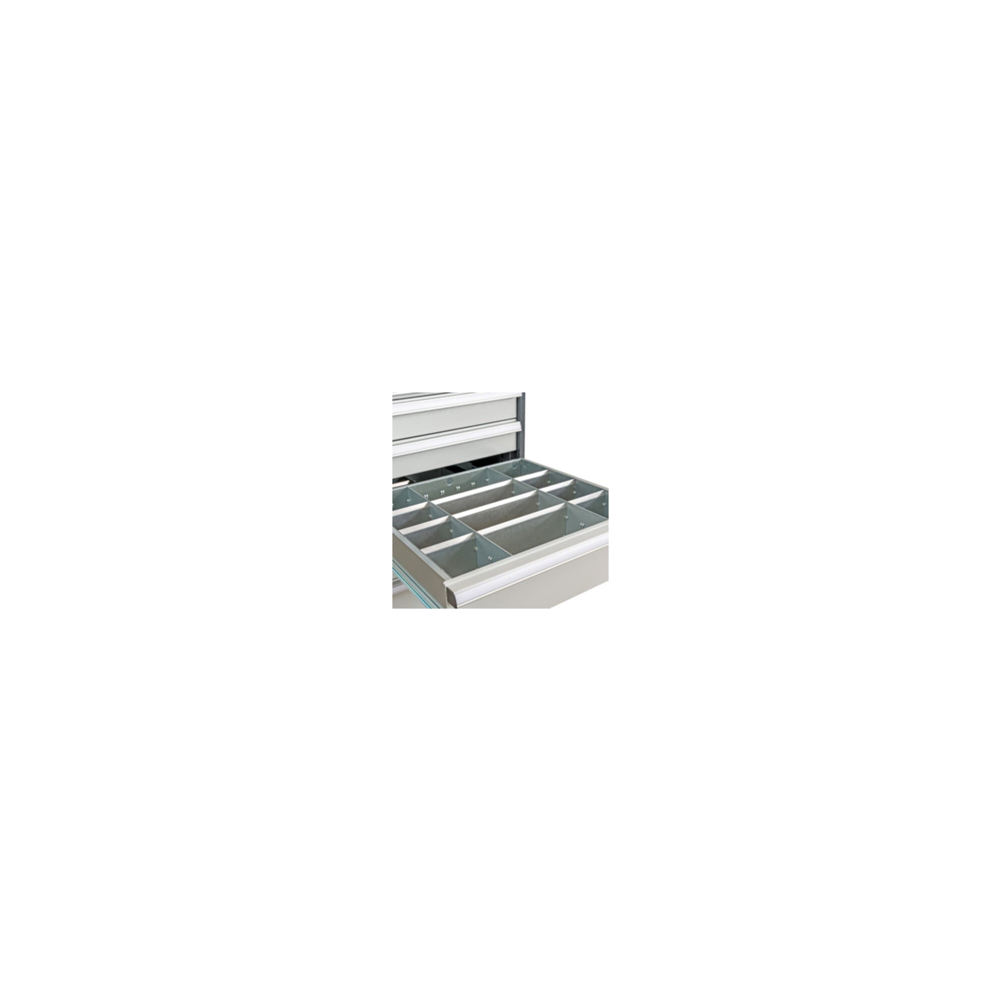 STIER drawer divider metal divider BLH 75 mm internal dimensions 500x450 mm 12