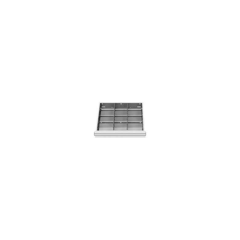 STIER Schubladeneinteilung Metalleinteilung BLH 75 mm Innenmaß 500x450 mm 12