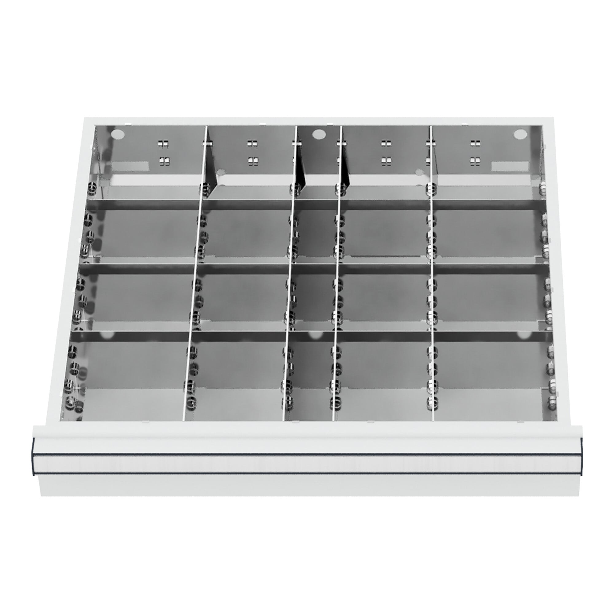 STIER Schubladeneinteilung Metalleinteilung BLH 75 mm Innenmaß 500x450 mm 20