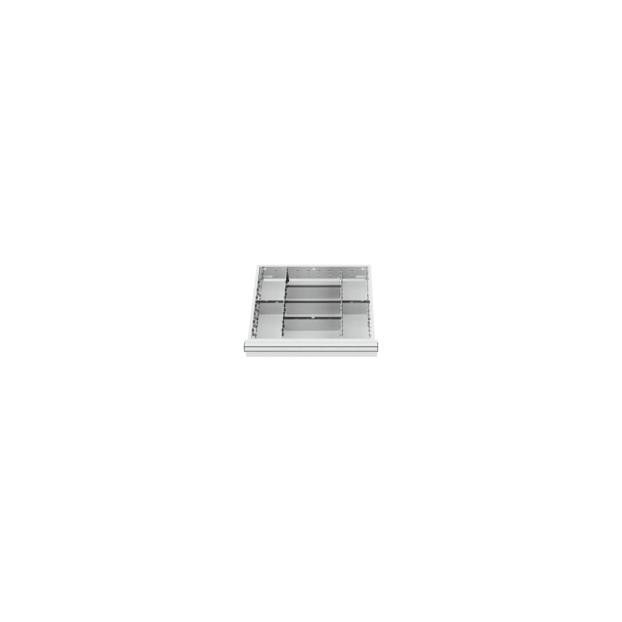 STIER drawer divider metal divider BLH 75 mm internal dimensions 500x450 mm 8