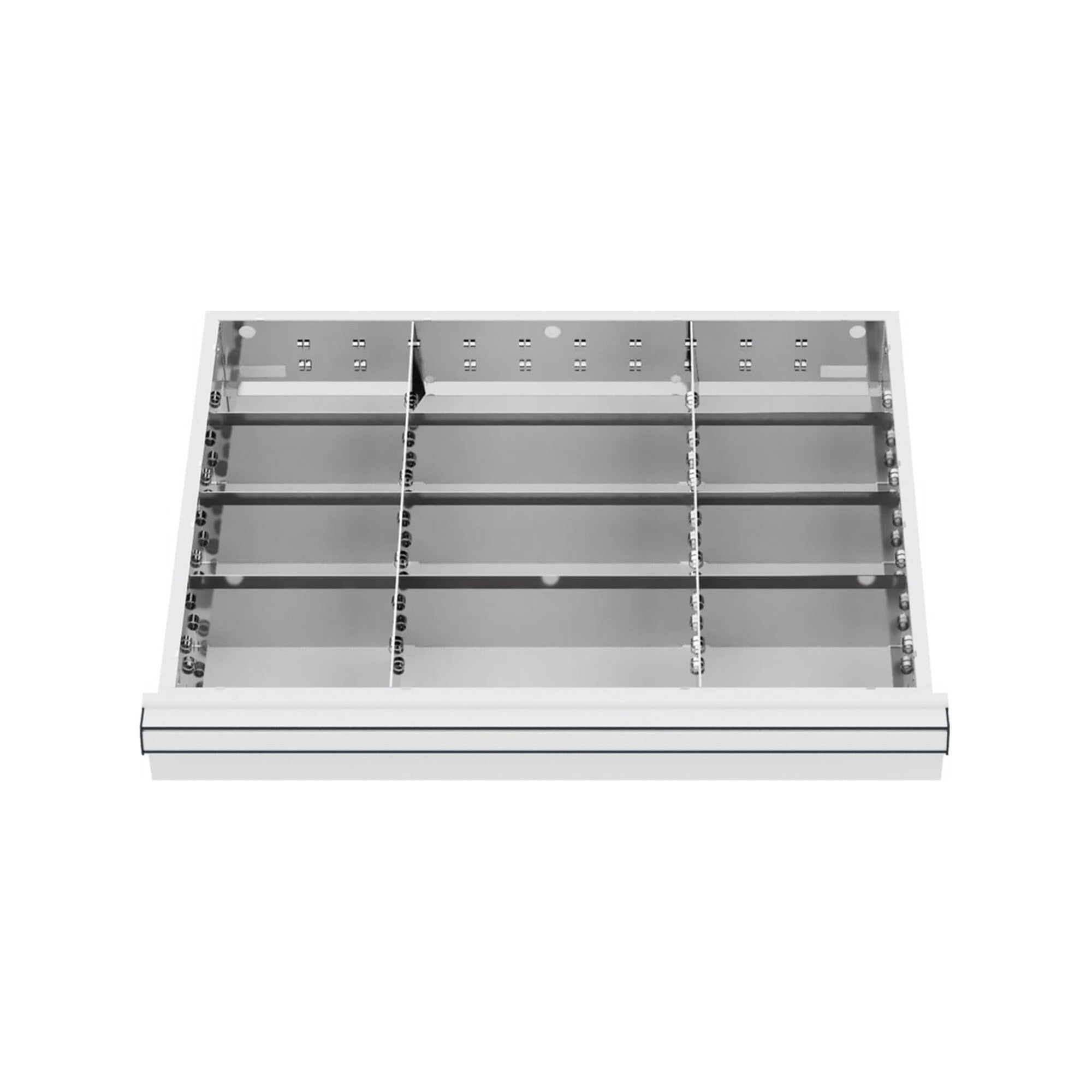 STIER Schubladeneinteilung Metalleinteilung BLH 75 mm Innenmaß 600x450 mm 12
