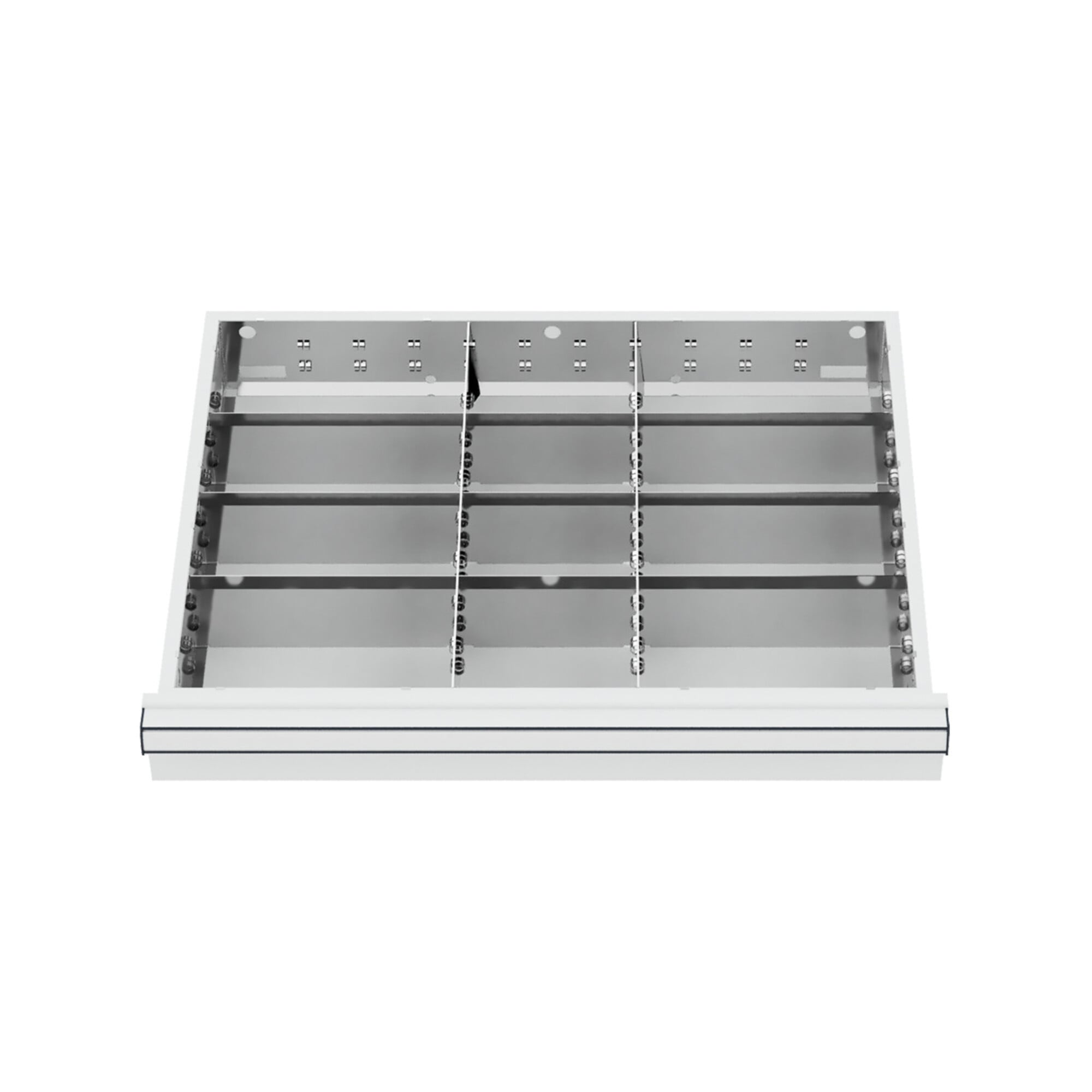 STIER Schubladeneinteilung Metalleinteilung BLH 75 mm Innenmaß 600x450 mm 12
