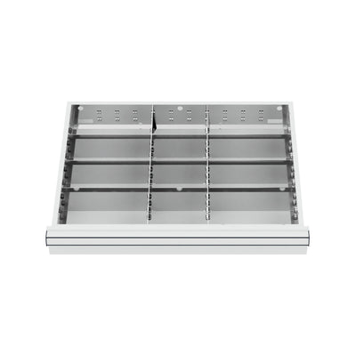 STIER drawer divider metal divider BLH 75 mm internal dimensions 600x450 mm 12