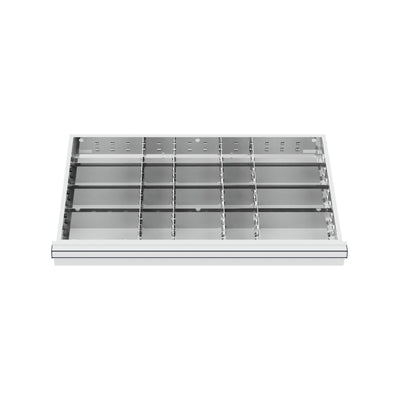 STIER Schubladeneinteilung Metalleinteilung BLH 75 mm Innenmaß 800x450 mm 20